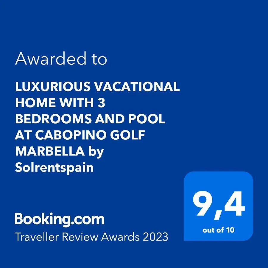 Luxurious Vacational Home With 3 Bedrooms And Pool At Cabopino Golf Marbella By Solrentspain Apartment